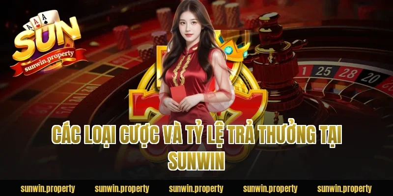 Các loại cược và tỷ lệ trả thưởng tại Sunwin