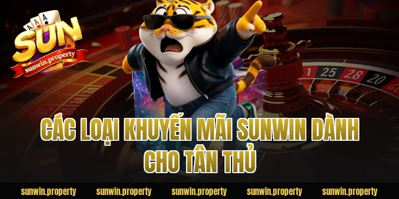 Các loại khuyến mãi Sunwin dành cho tân thủ